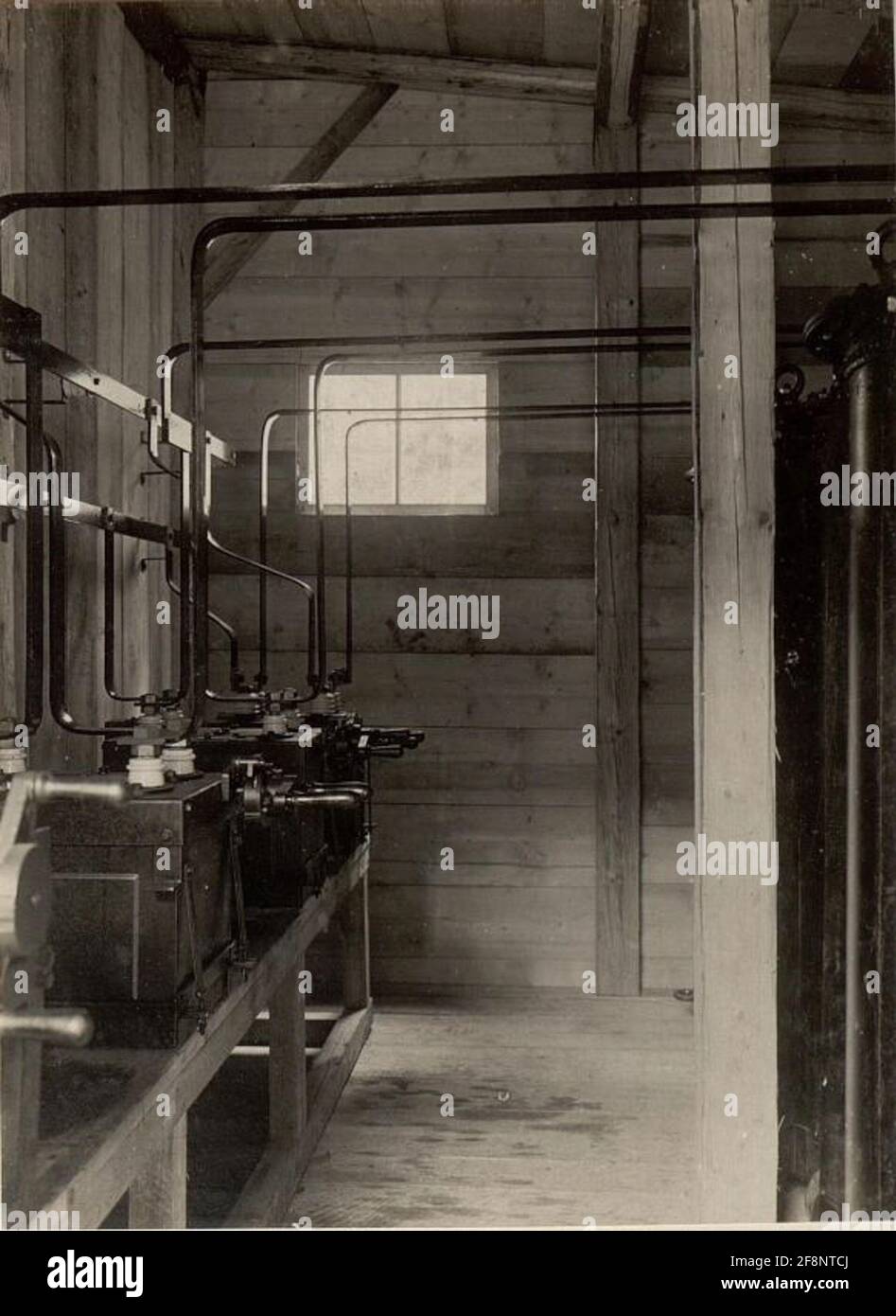 Weissenfels Electric Work. Station des Schachts. Aufgenommen am 24. Mai 1916. Stockfoto