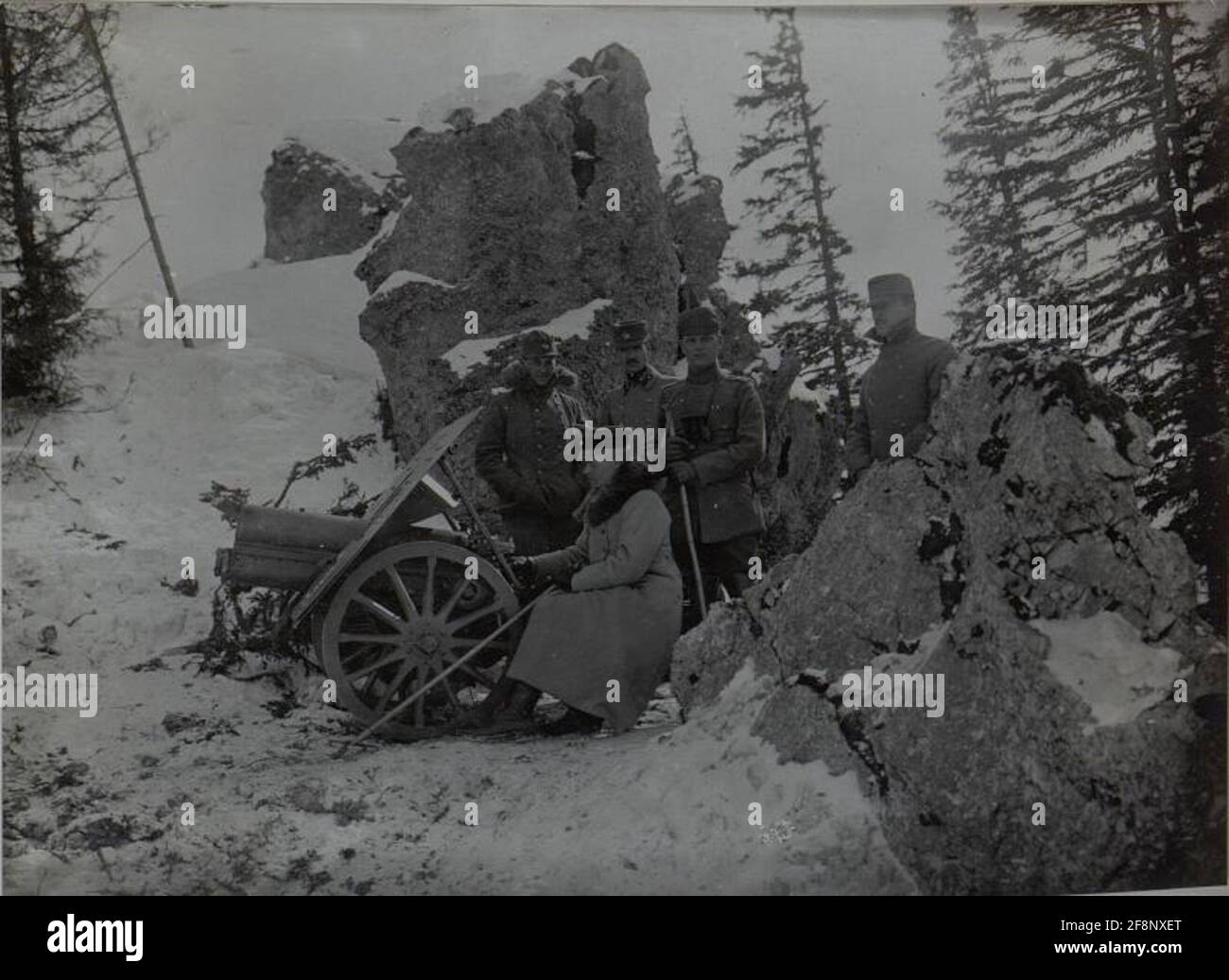 Bergkette auf Cimbroslava Mielka Höhe 1616.. Stockfoto