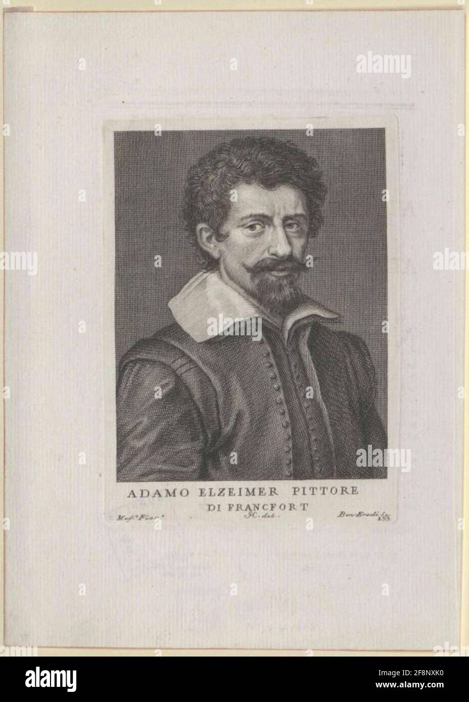 Elsheimer, Adam Stecher: Eredi, Benedetto (1750) Zeichner: Monogramist I. L. (1773) Stockfoto