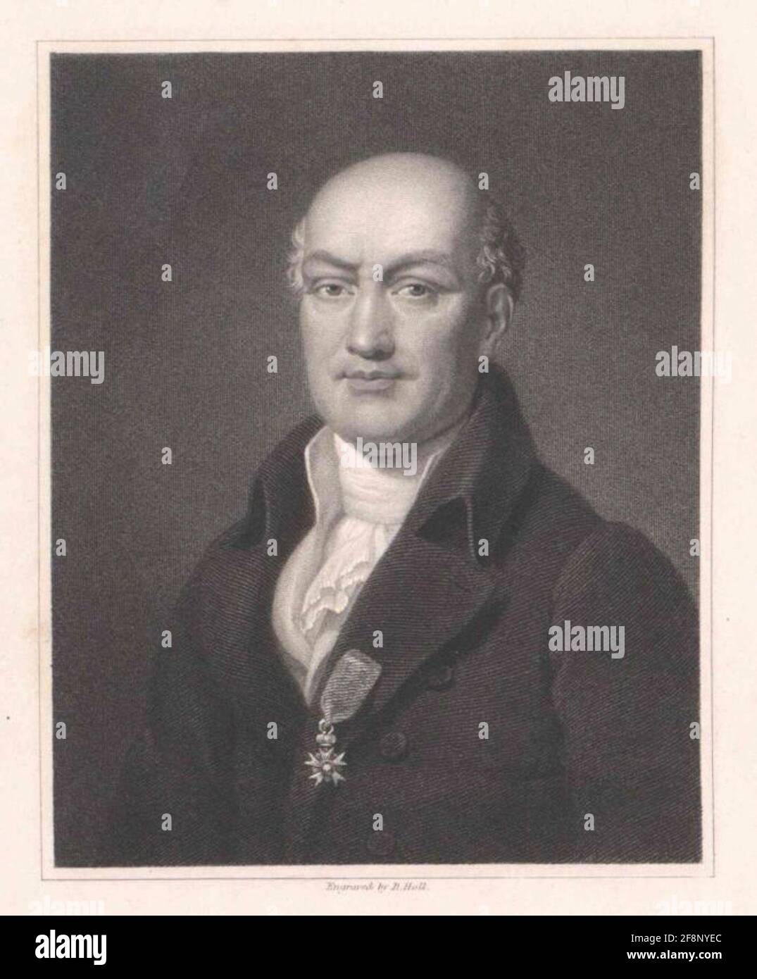 Delambre, Jean Joseph . Stockfoto