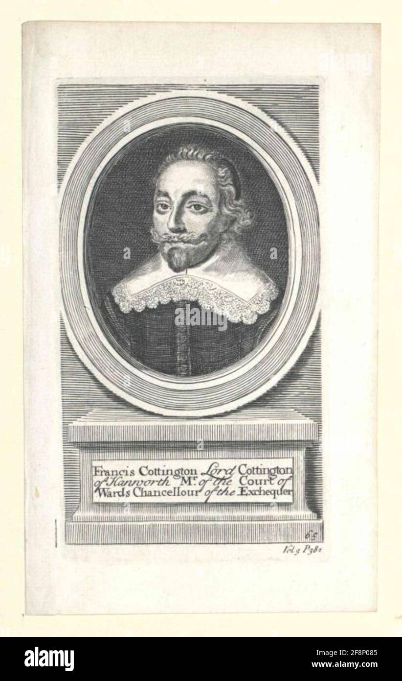 Cottington, 1. Baron Cottington, Francis . Stockfoto