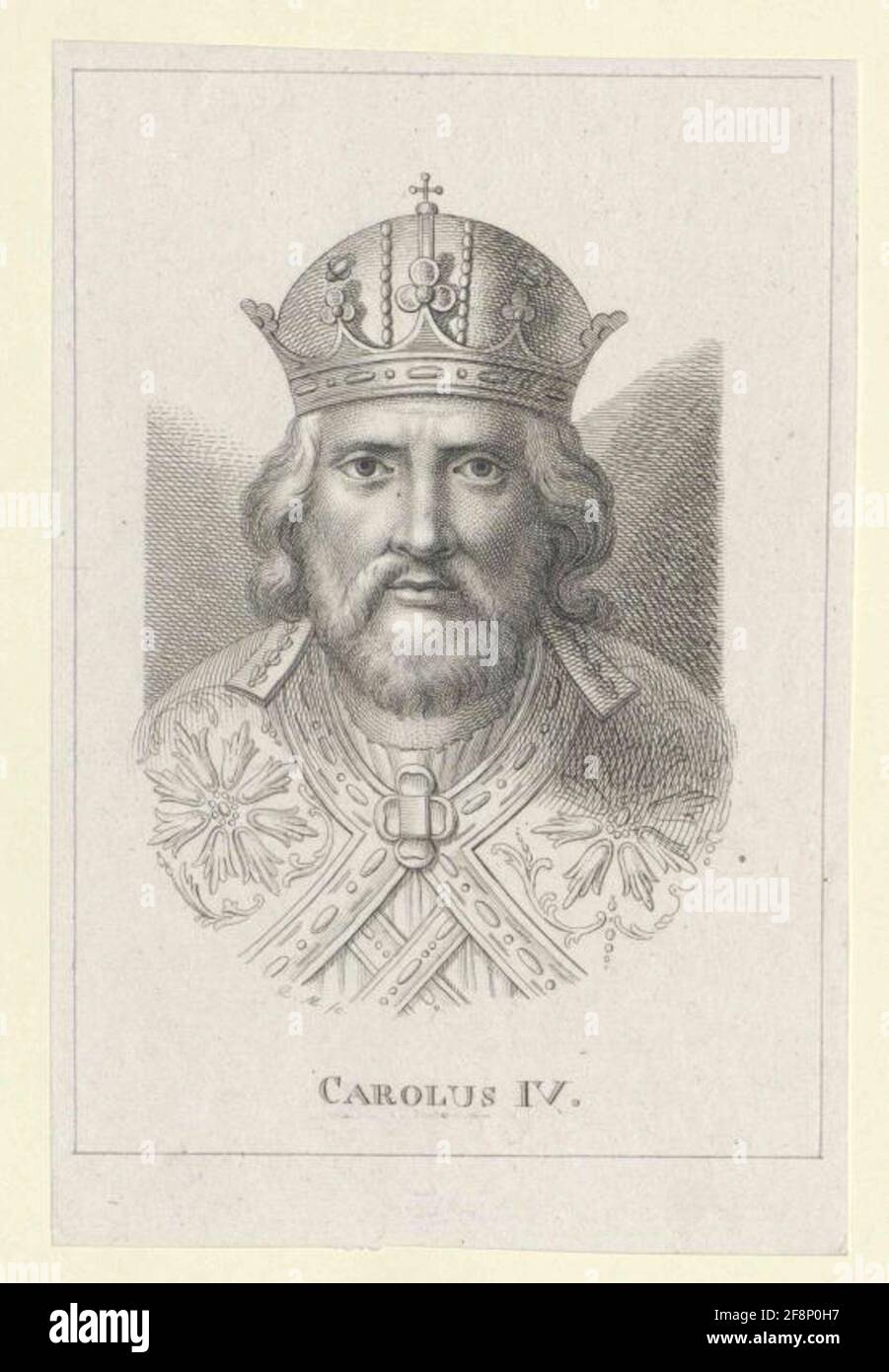 Karl IV., Kaiser . Stockfoto