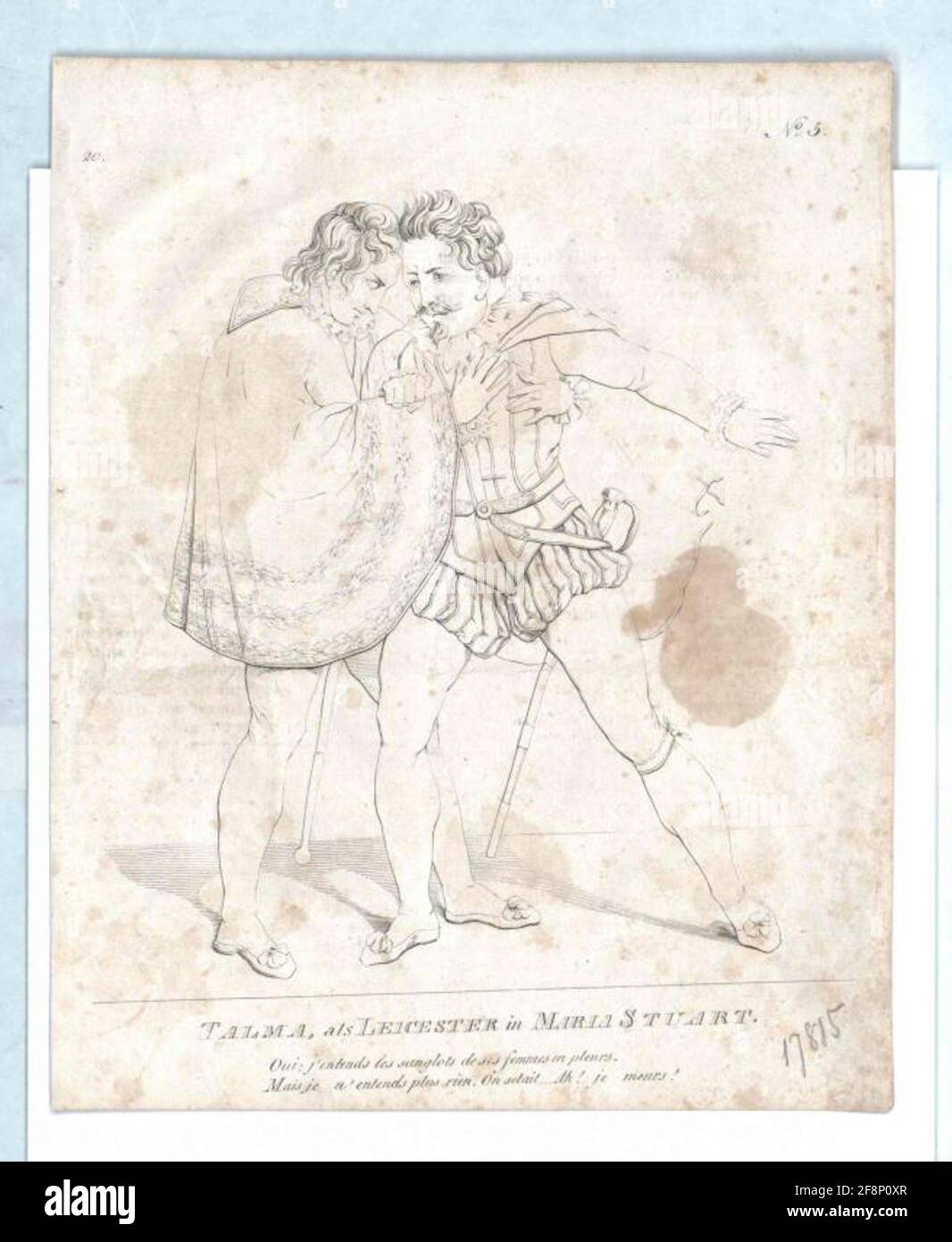 Talma, Francois Joseph . Stockfoto