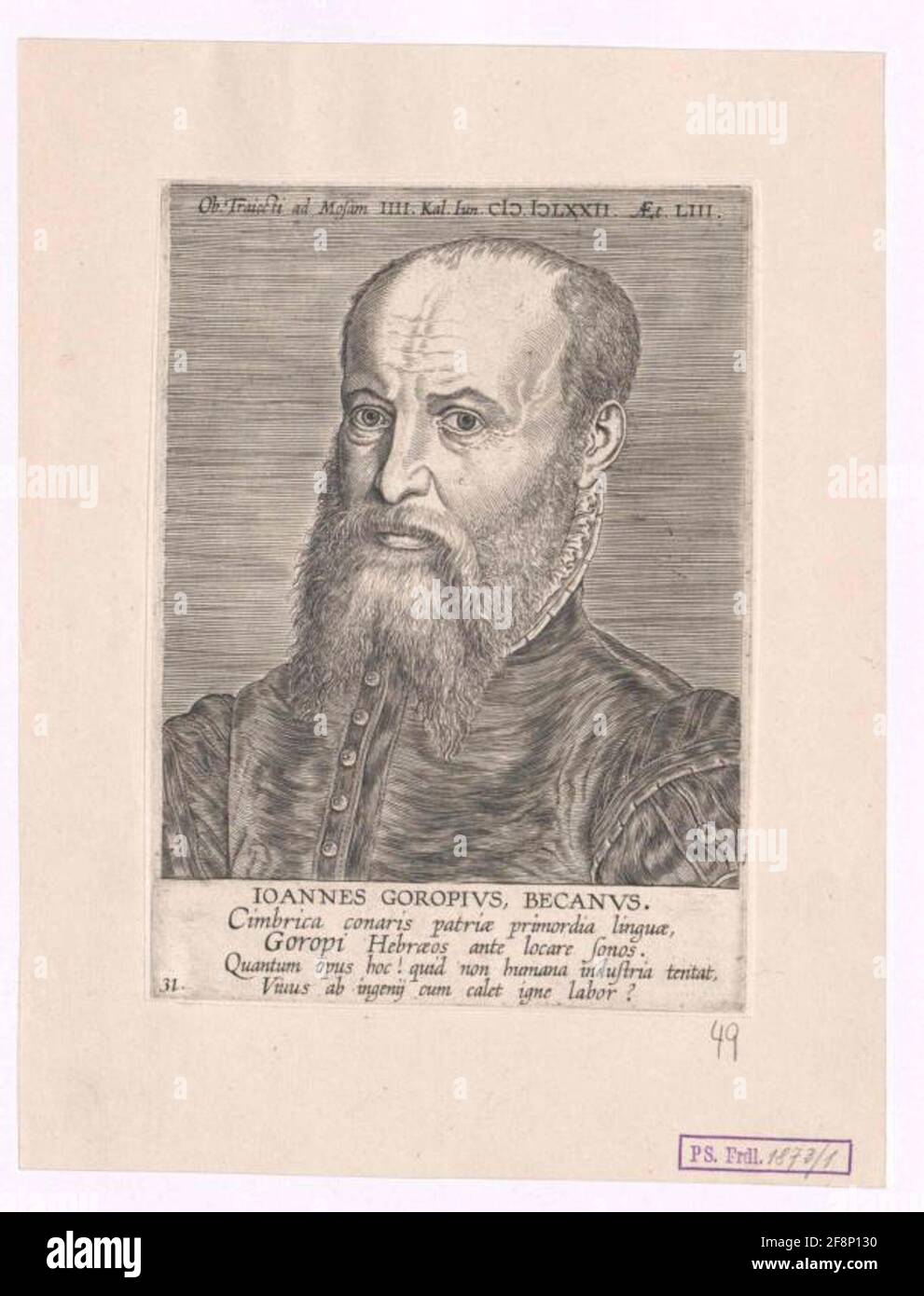 Gorp, Jan de. Stockfoto