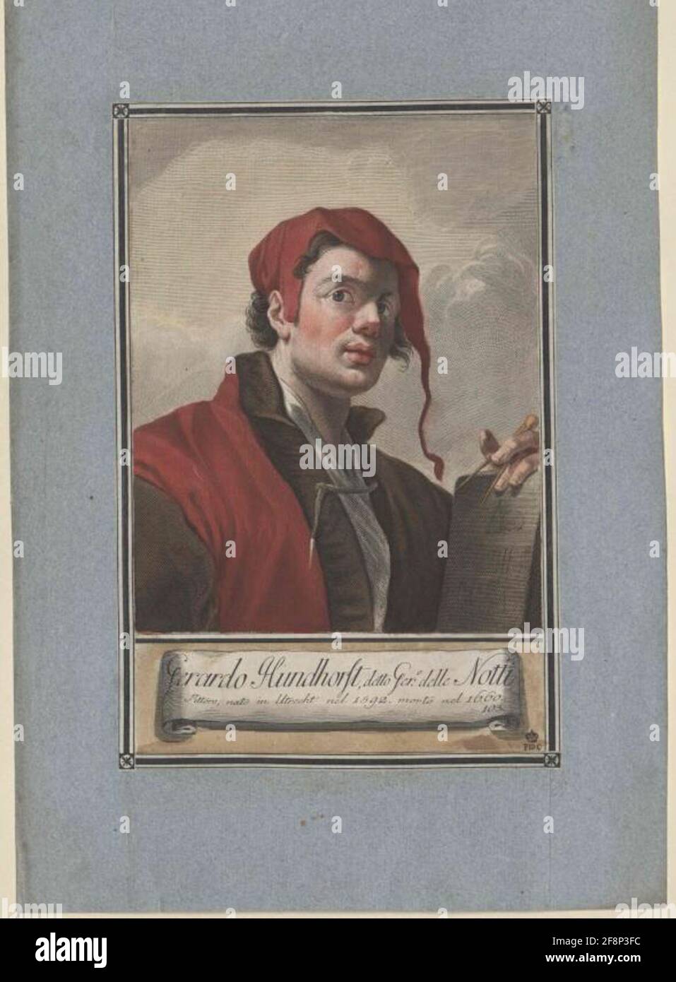 Honthorst, Gerrit van. Stockfoto