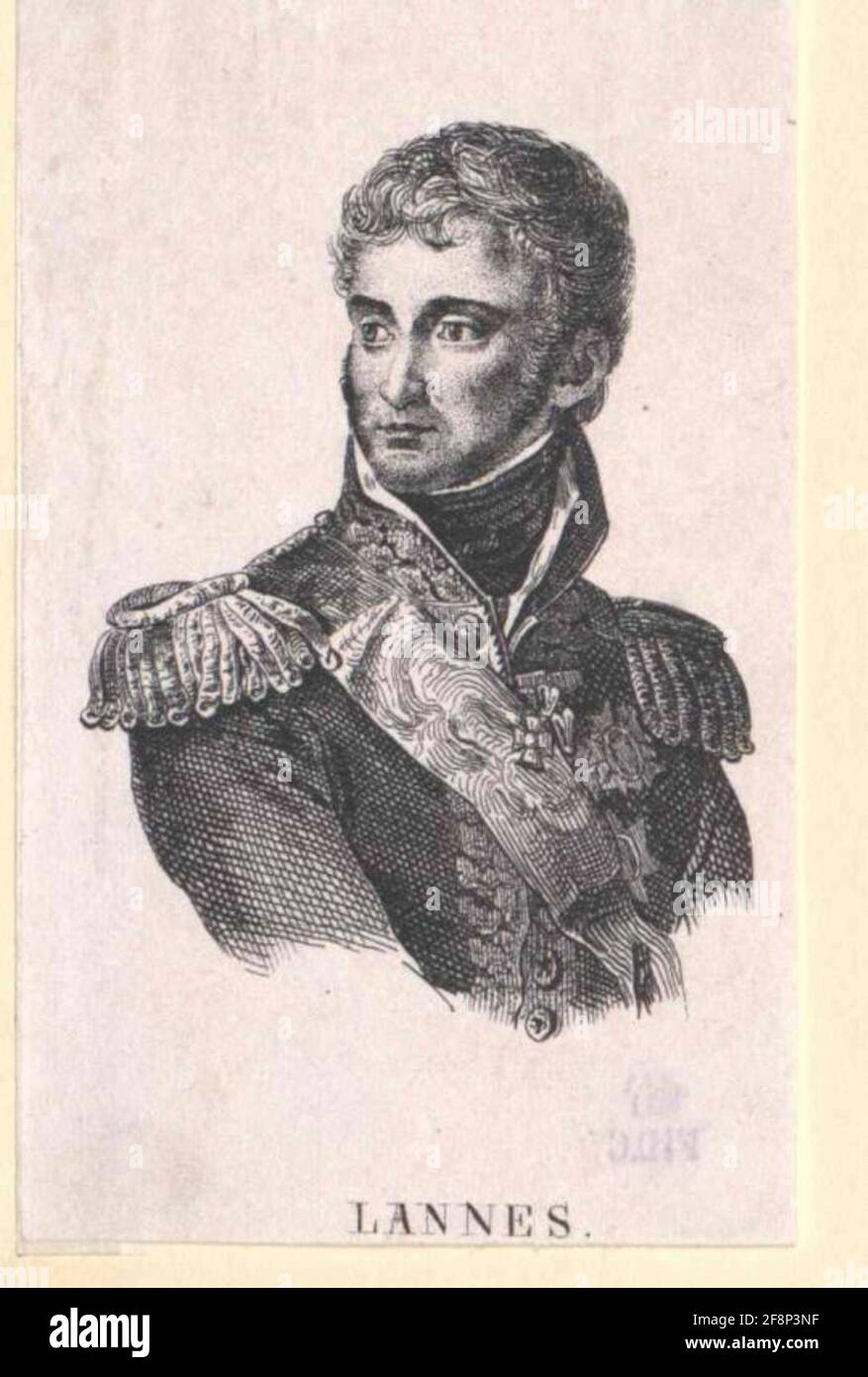 Lannes, Jean Duc de Montebello. Stockfoto