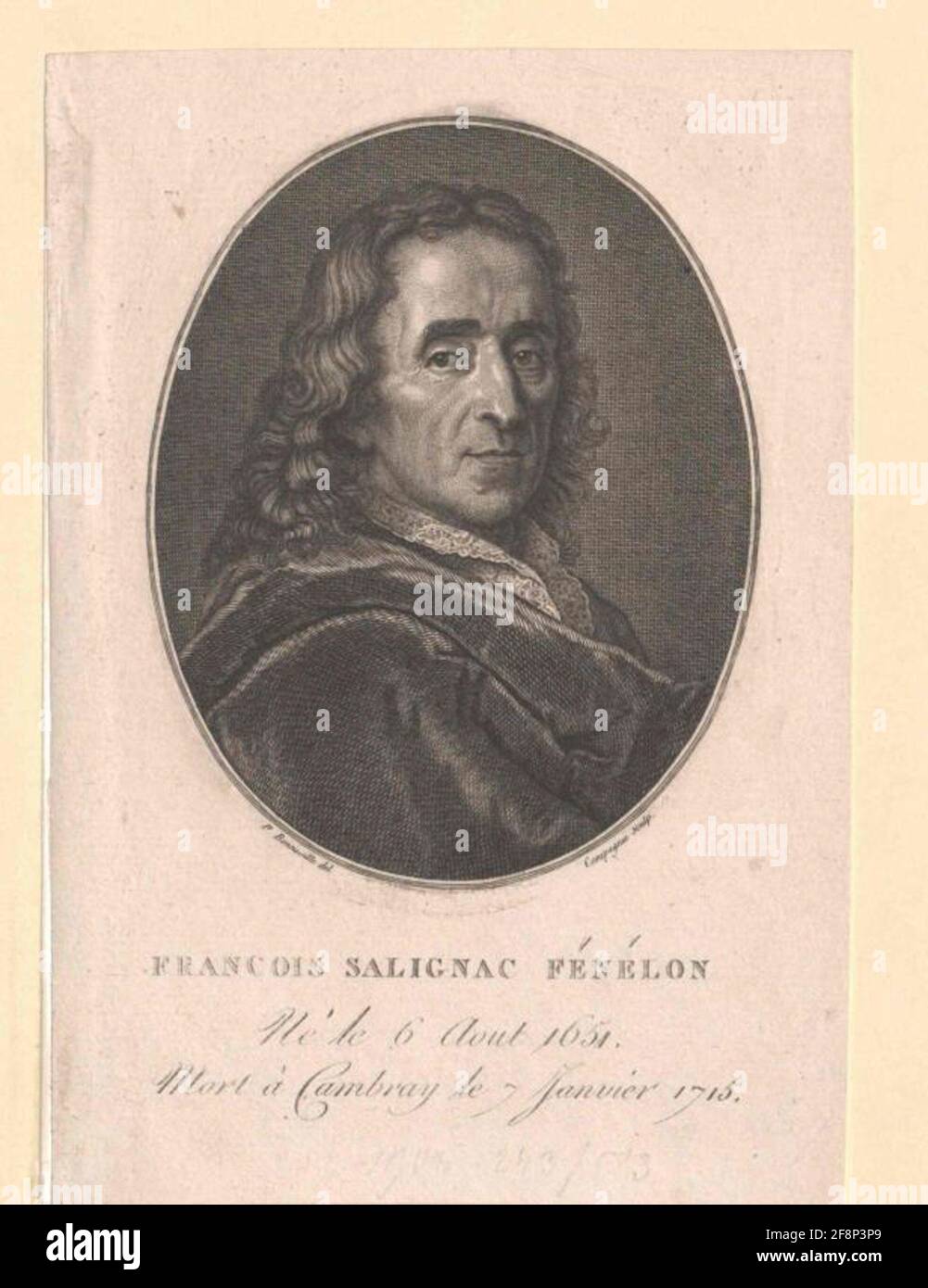Félon, François de Salignac de la Mothe. Stockfoto
