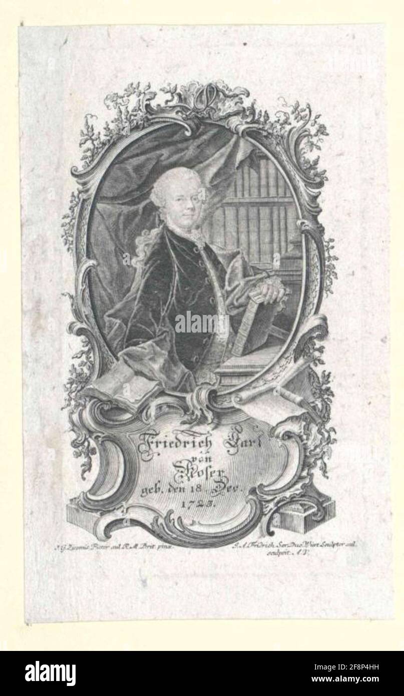Friedrich karl freiherr von moser Fotos und Bildmaterial in hoher