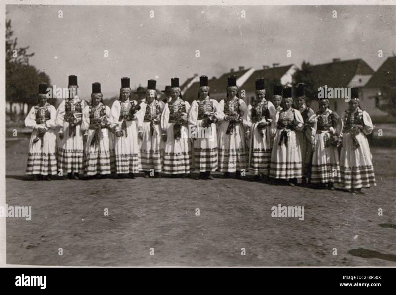 Sächsische Nationaltracht in Jàd. Stockfoto Sächsische Nationaltracht in Jàd. Stockfoto