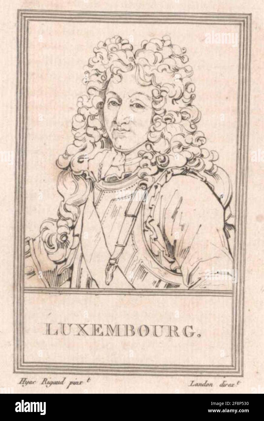 Luxemburg, François Henri de Montmorency-Bouteville Duc de. Stockfoto