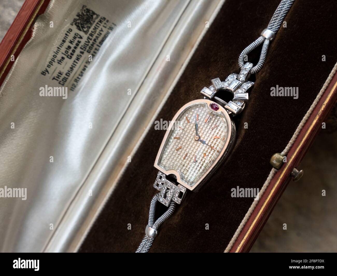 Damen Vintage 1930-Armbanduhren von der Kollektion Stockfoto