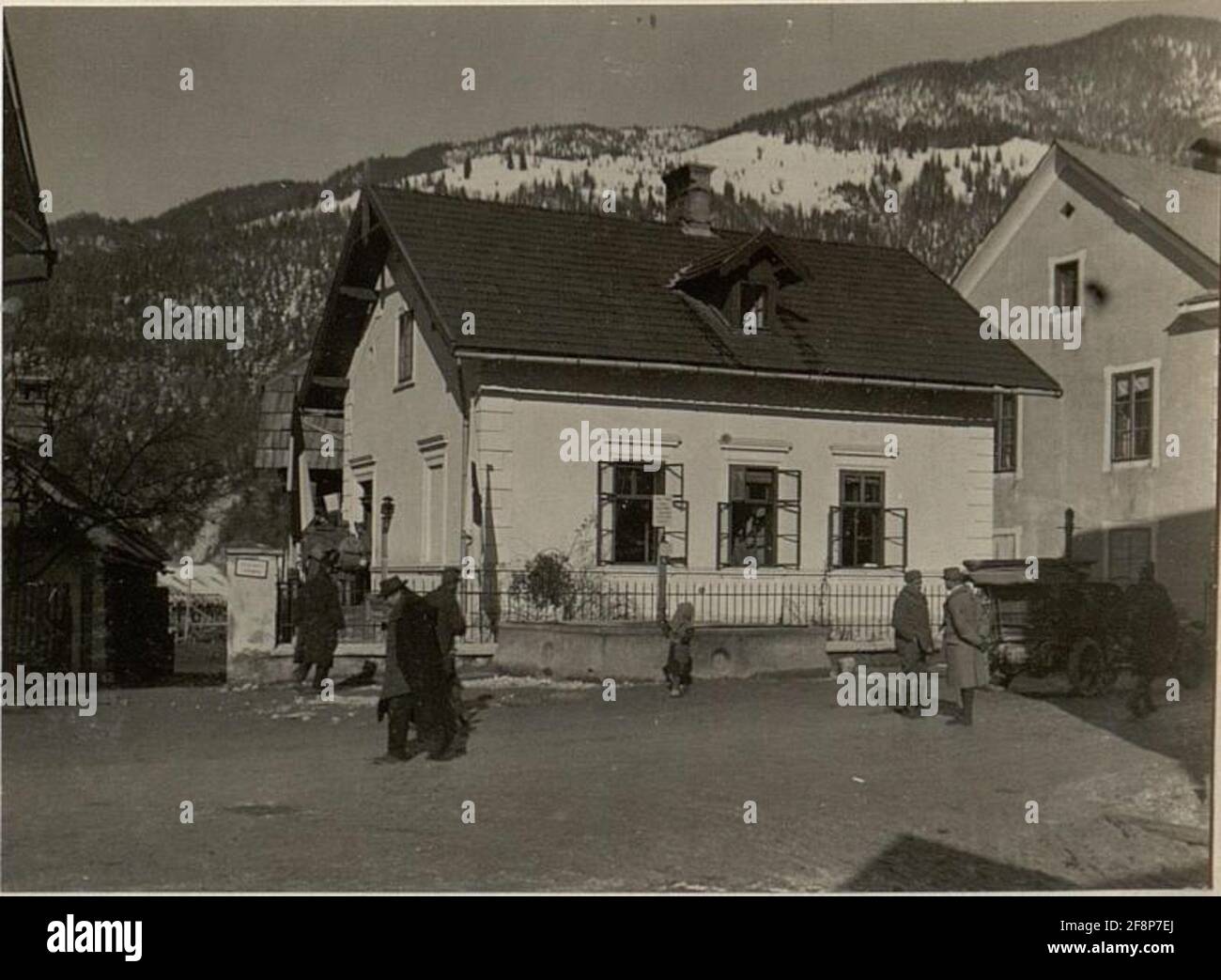 Kronau: Abteilung Sanitätanstalt Nr. 44, Ambulatorium. Stockfoto