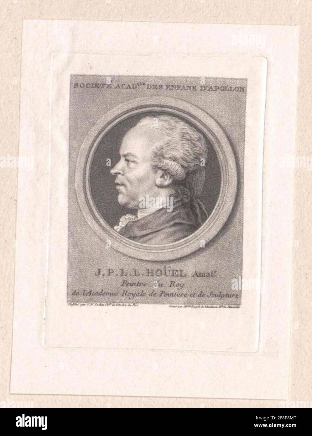 Hoüel, Jean Pierre Louis Laurent. Stockfoto