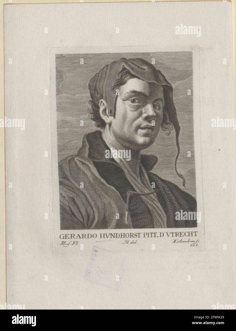 Honthorst, Gerrit van. Stockfoto
