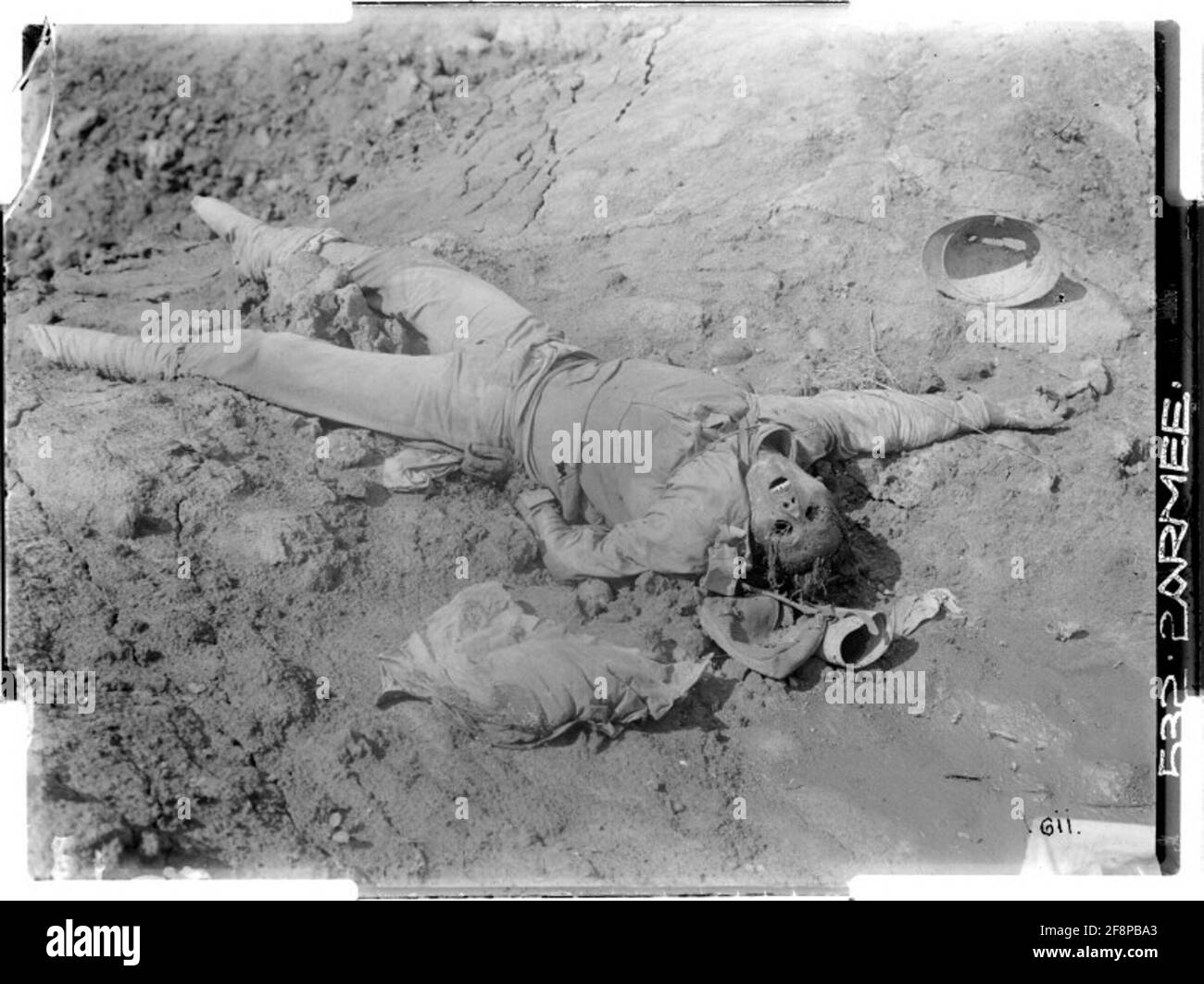 Toter Soldat möglicherweise Zborow, Galizien; Fotograf: 2. Armée. Stockfoto