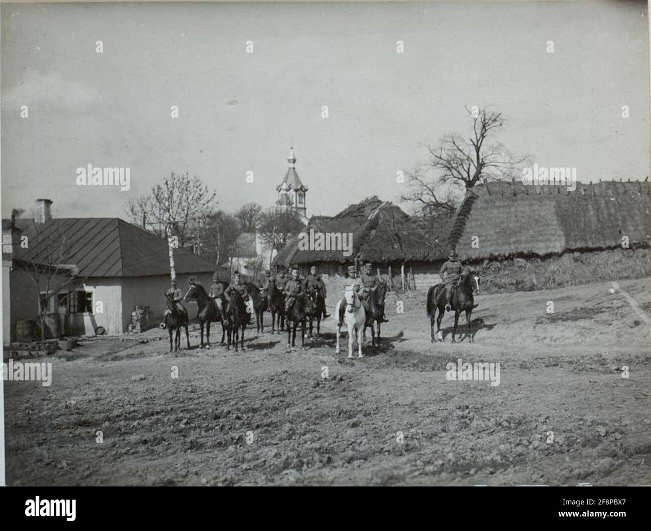 Kampf der 25. Infanterie-Division in Milcza. Stockfoto