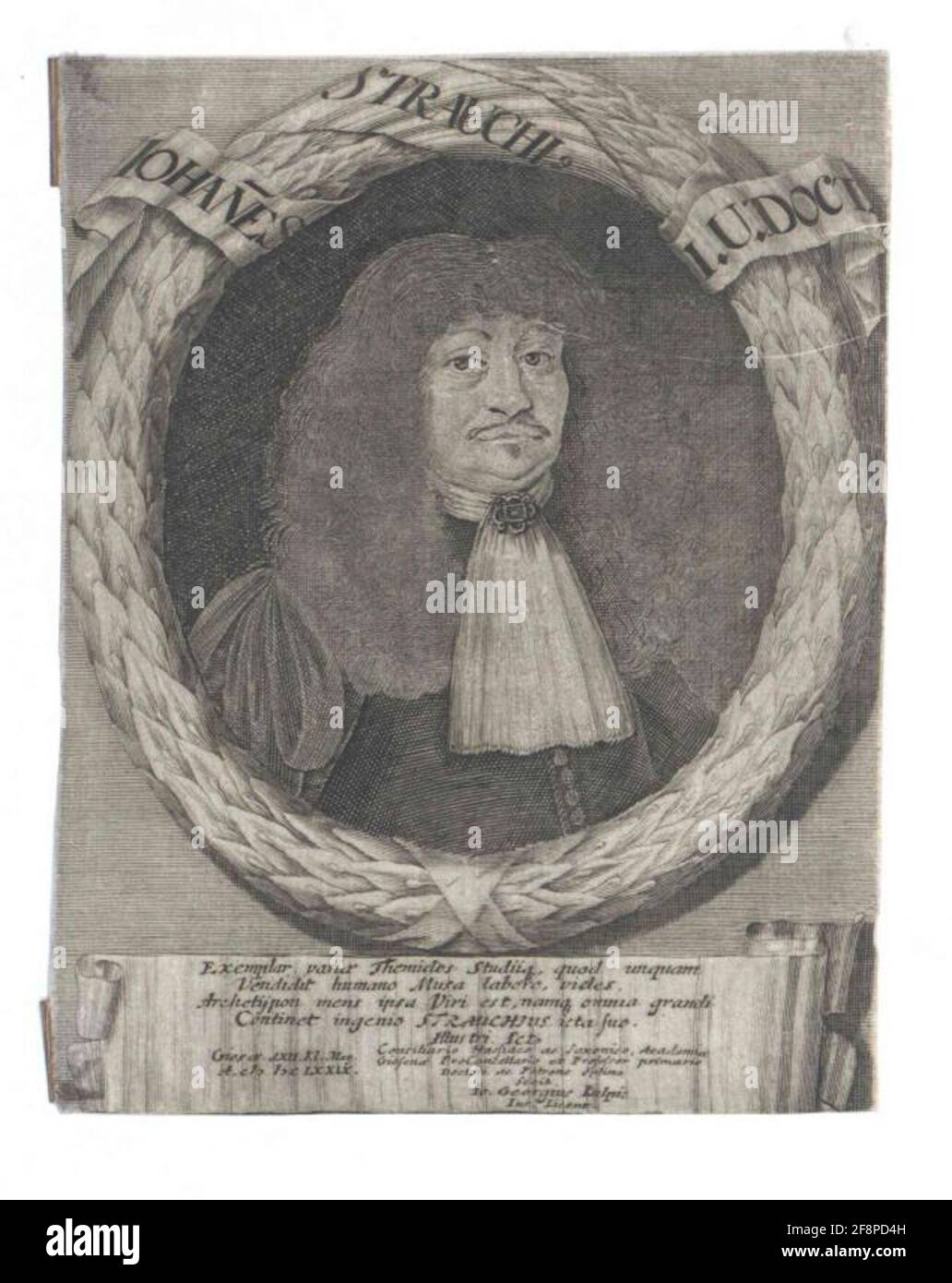 Strauch, Johann 1679/1700 Stockfoto