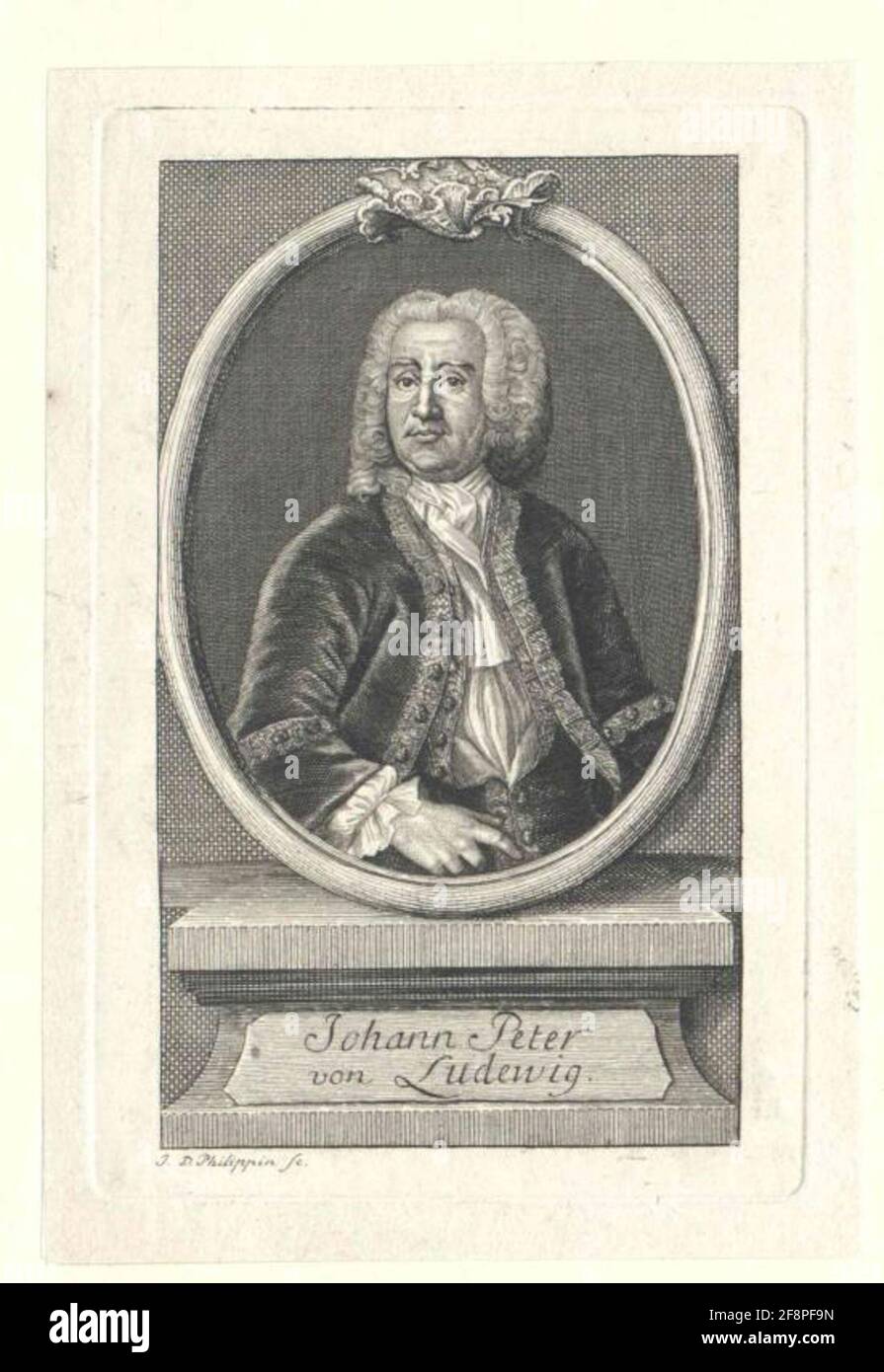 Ludewig, Johann Peter von Stecher: Sysang, Johanna Dorothea Stockfoto