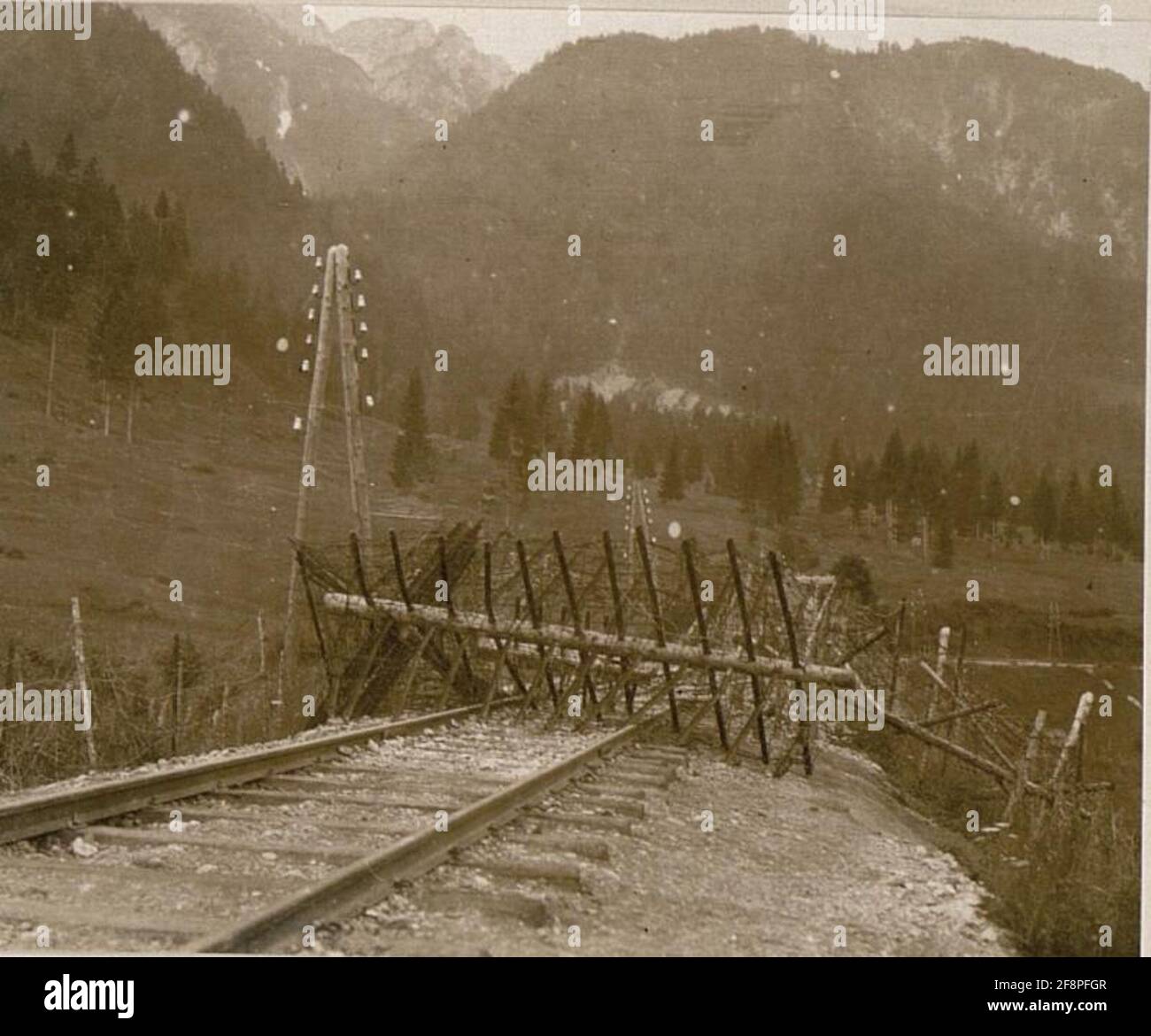 Zugschloss in der Sammlung. . Stockfoto