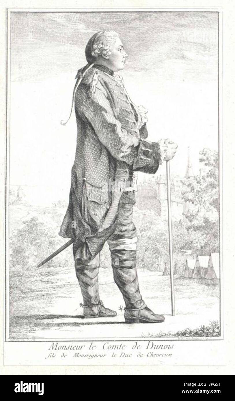 Albert de Luynes, Charles-Marie-Leopold von Graf de Dunois. Stockfoto