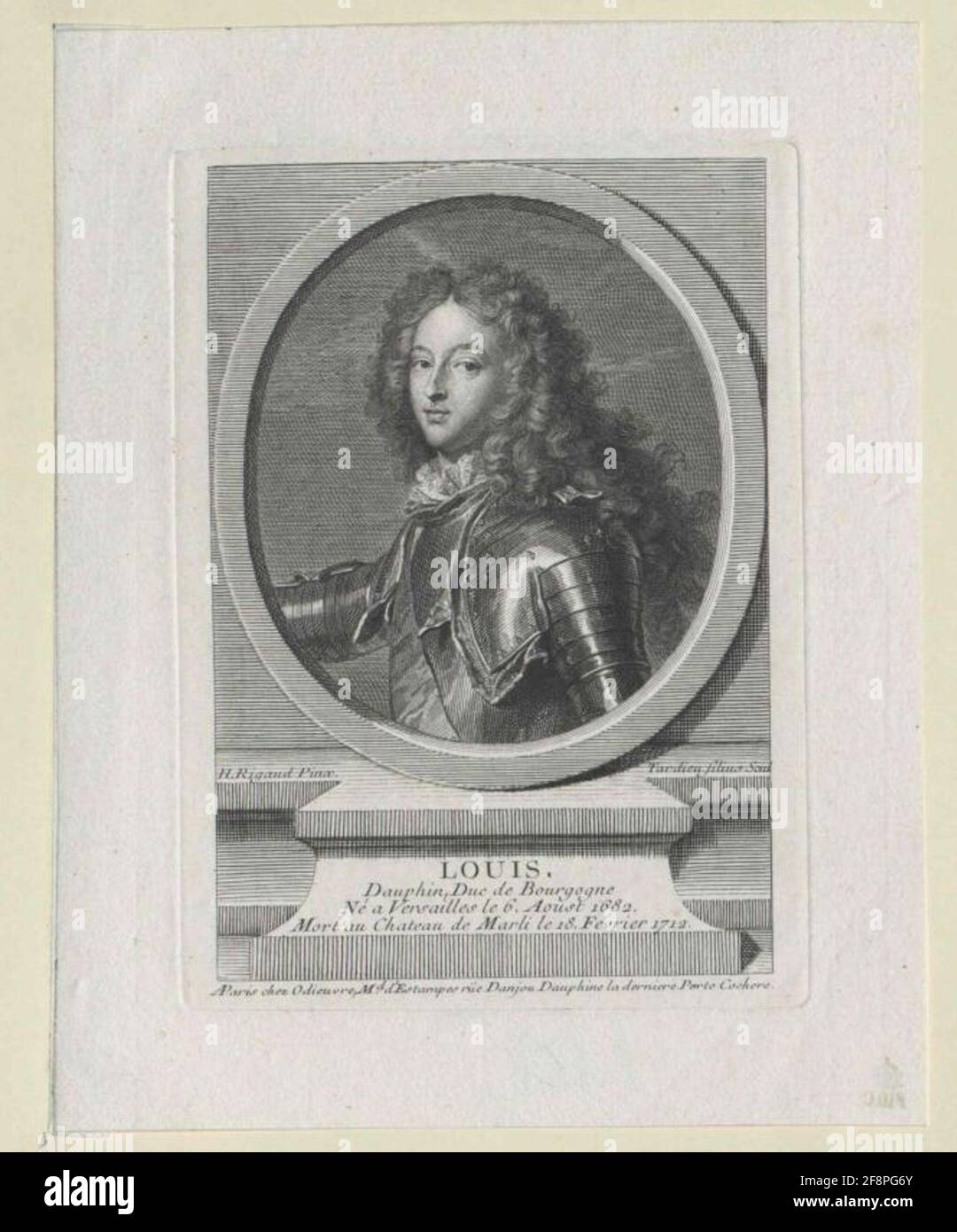 Ludwig, Dauphin von Frankreich. Stockfoto