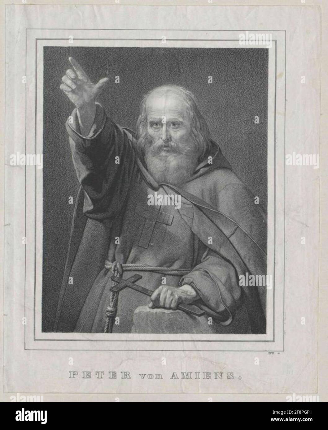 Peter von Amiens. Stockfoto