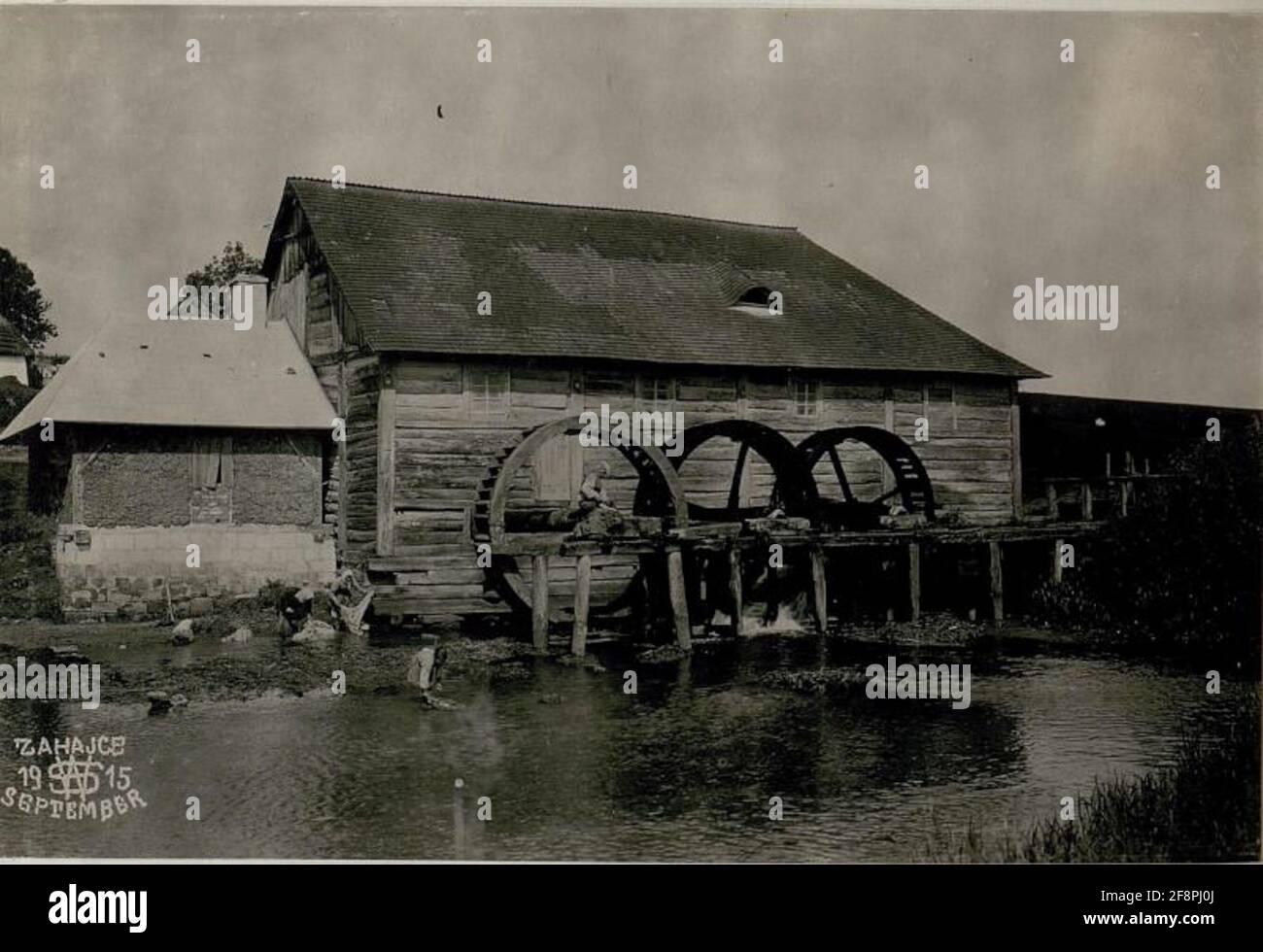 Mühle Zahajce. . Stockfoto