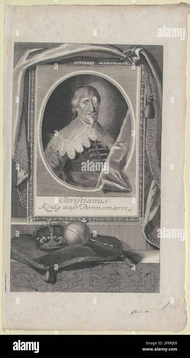 Christian IV., König von Dänemark. Stockfoto