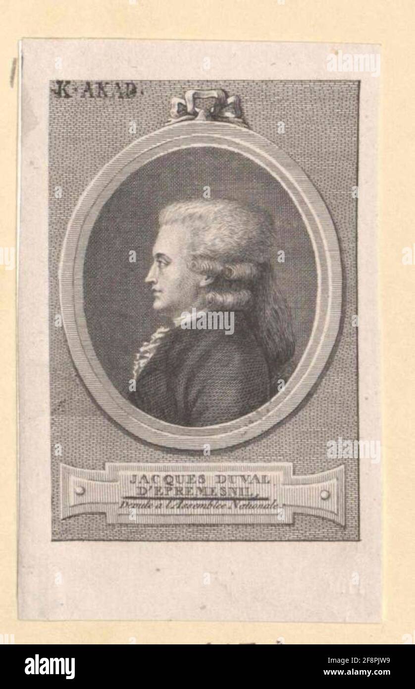 Spréménil, Jean Jacques Duval D '. Stockfoto