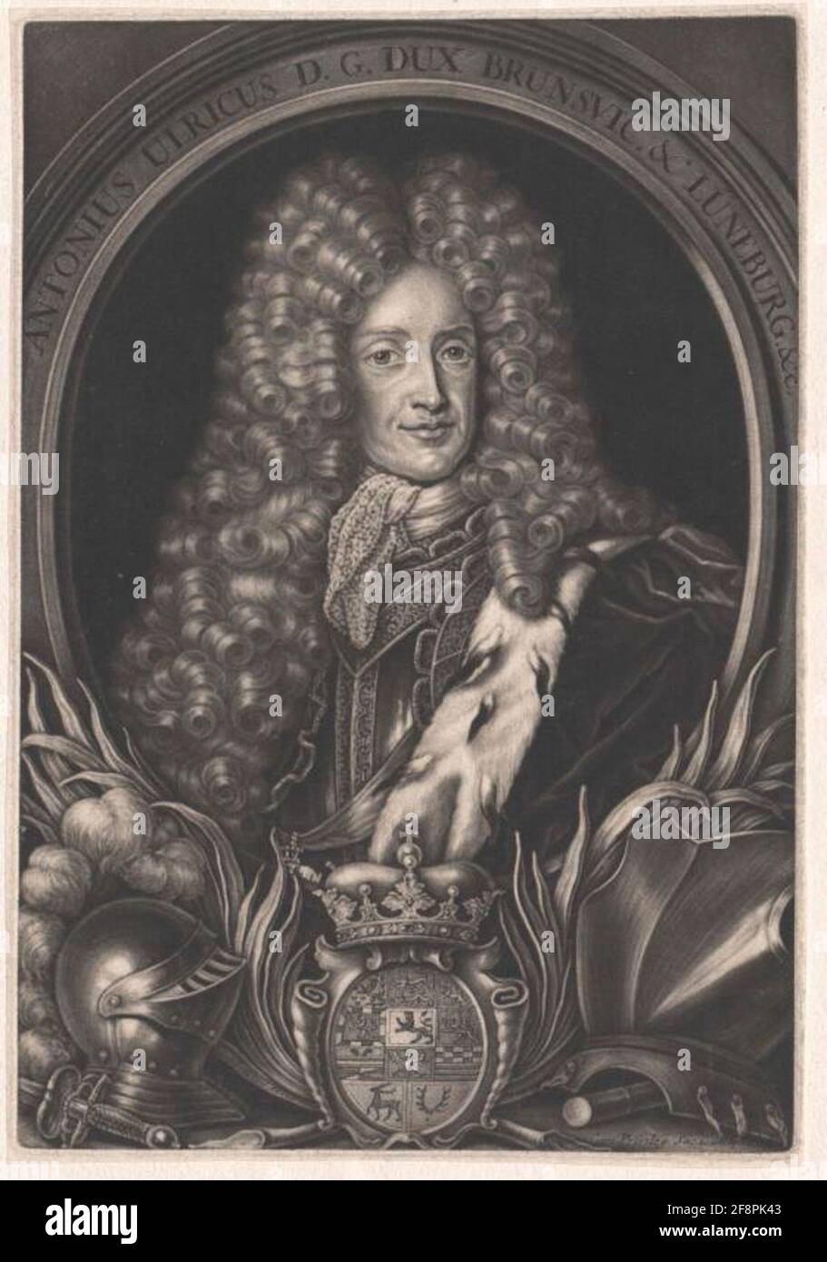 Anton Ulrich, Herzog von Braunschweig-Wolfenbüttel. Stockfoto