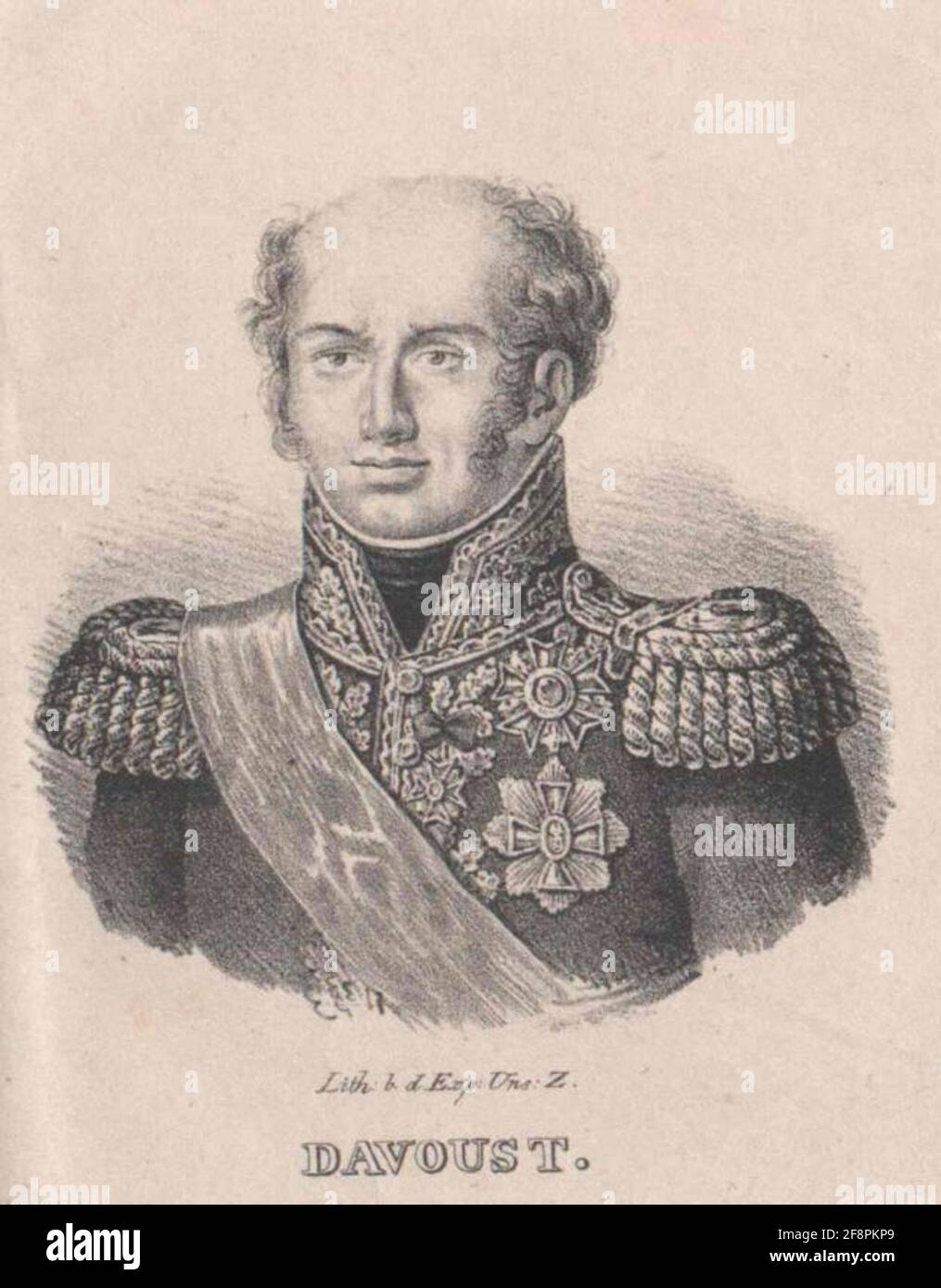 Davout, Louis Nicolas . Stockfoto