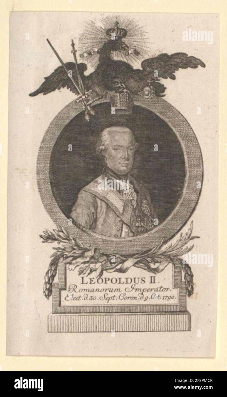 Leopold II., römisch-deutscher Kaiser. Stockfoto