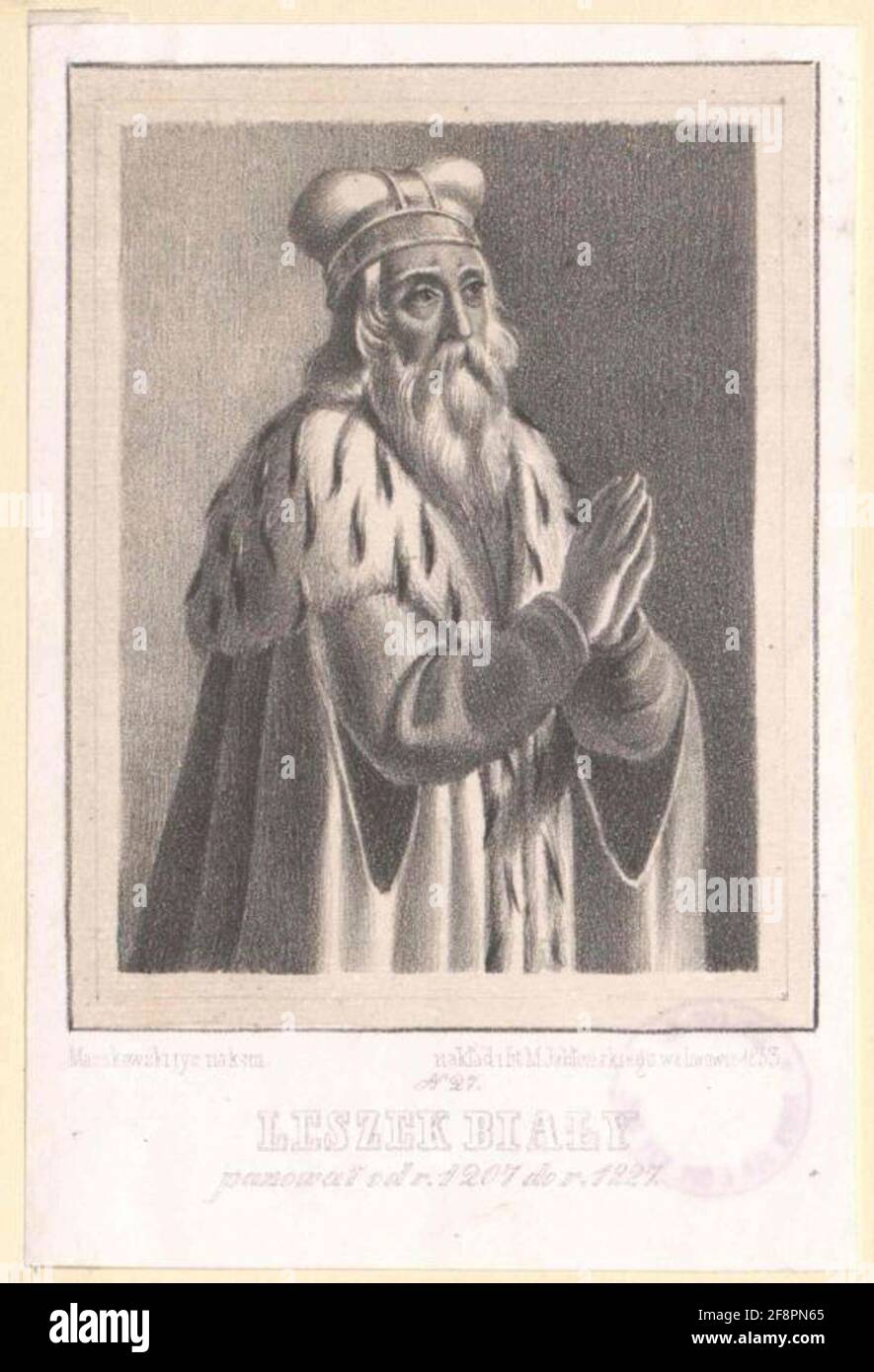 Leszek V., Herzog von Polen. Stockfoto