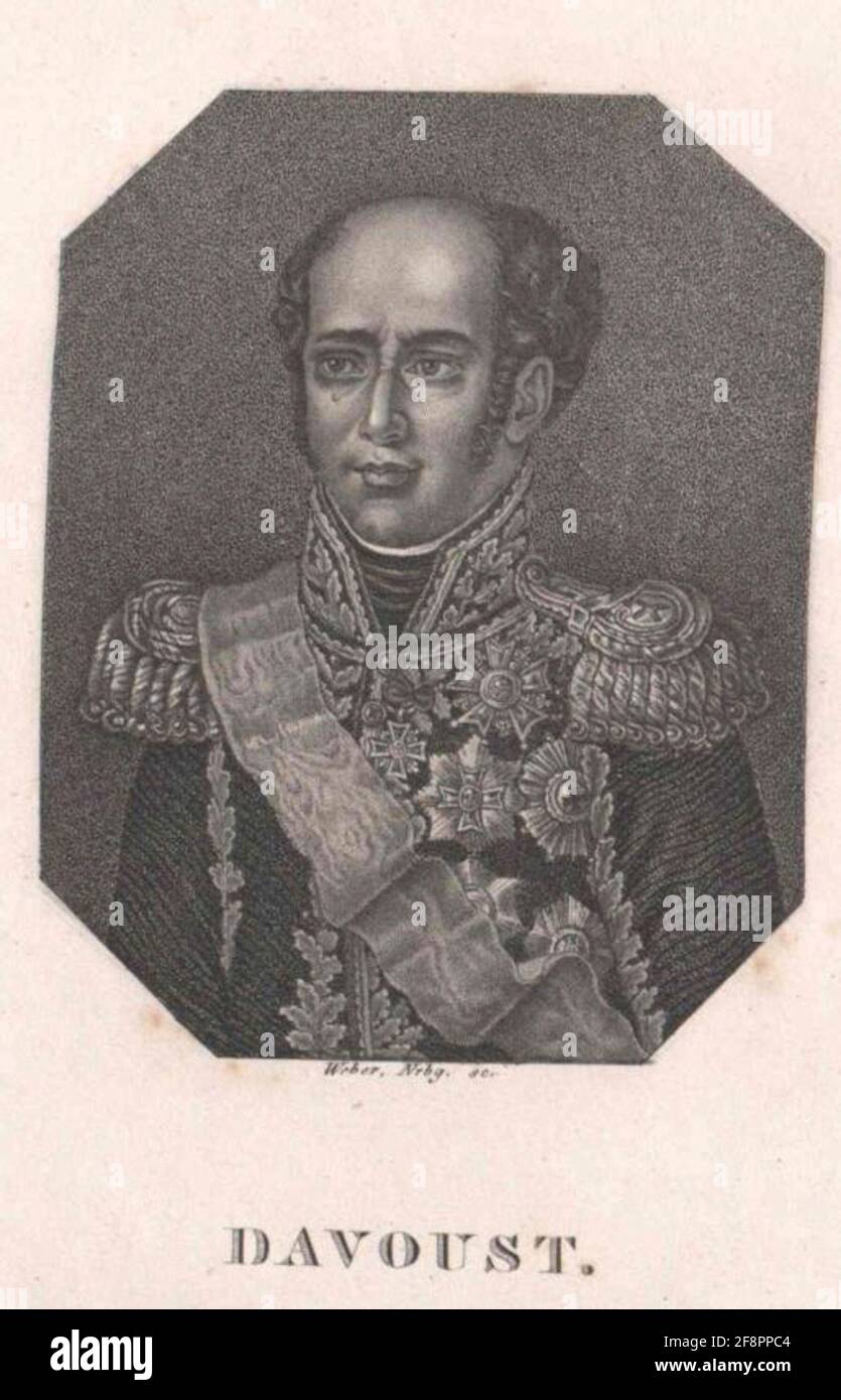Davout, Louis Nicolas . Stockfoto