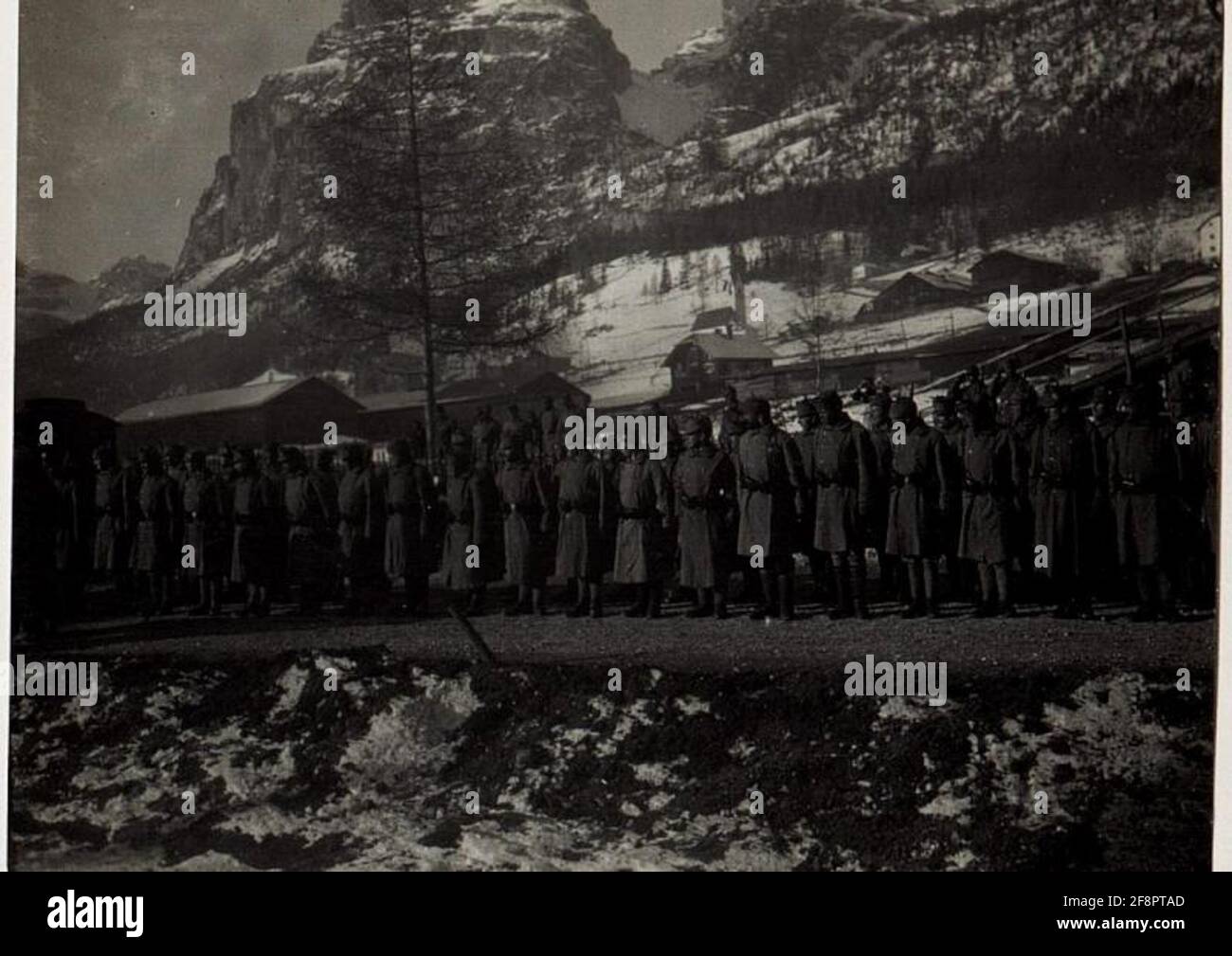 Feldmarschall Friedrich am alten 14. Korps, Inspektion im Stern. . Stockfoto