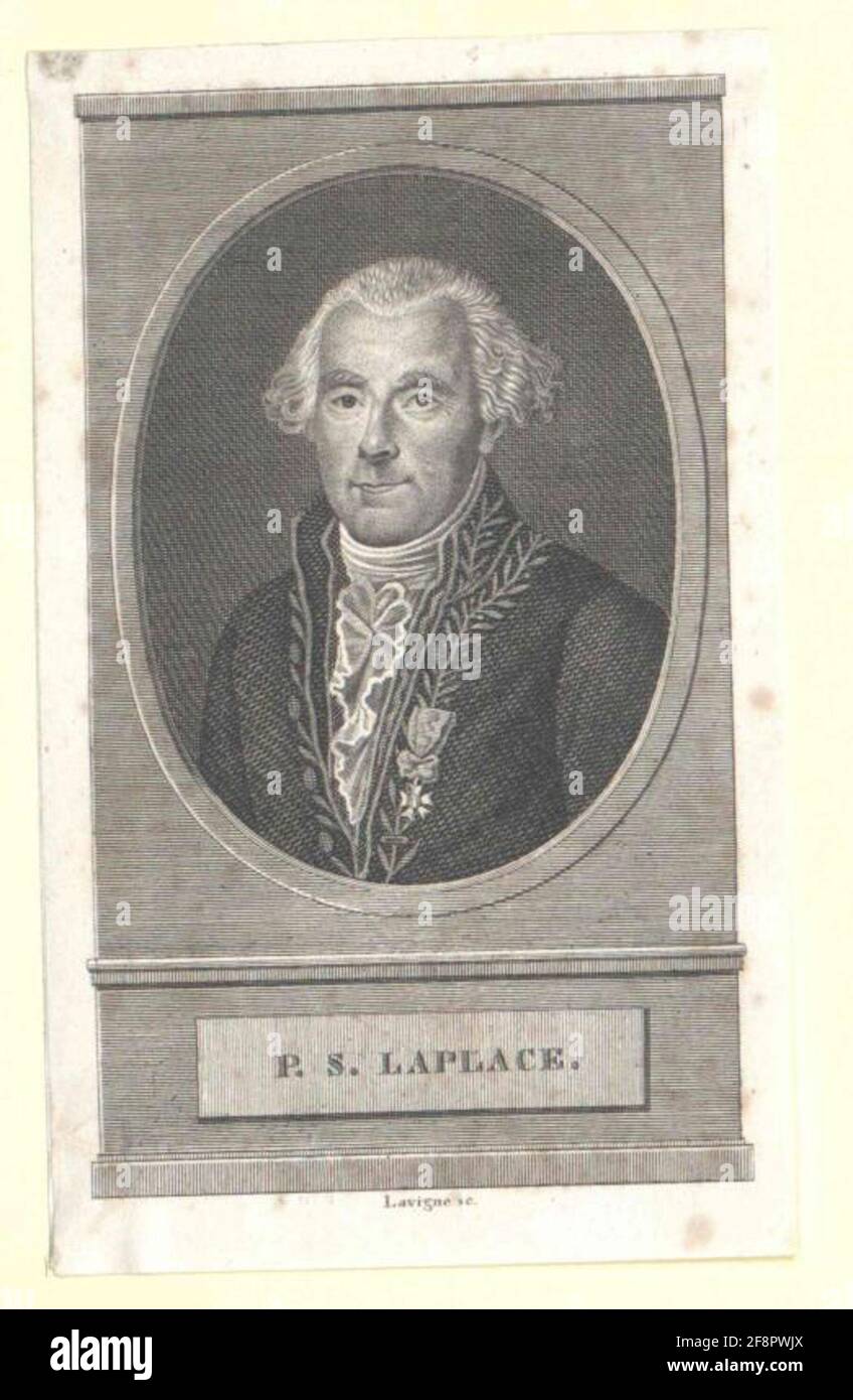 Laplace, Pierre Simon Marquis de. Stockfoto Laplace, Pierre Simon Marquis de. Stockfoto