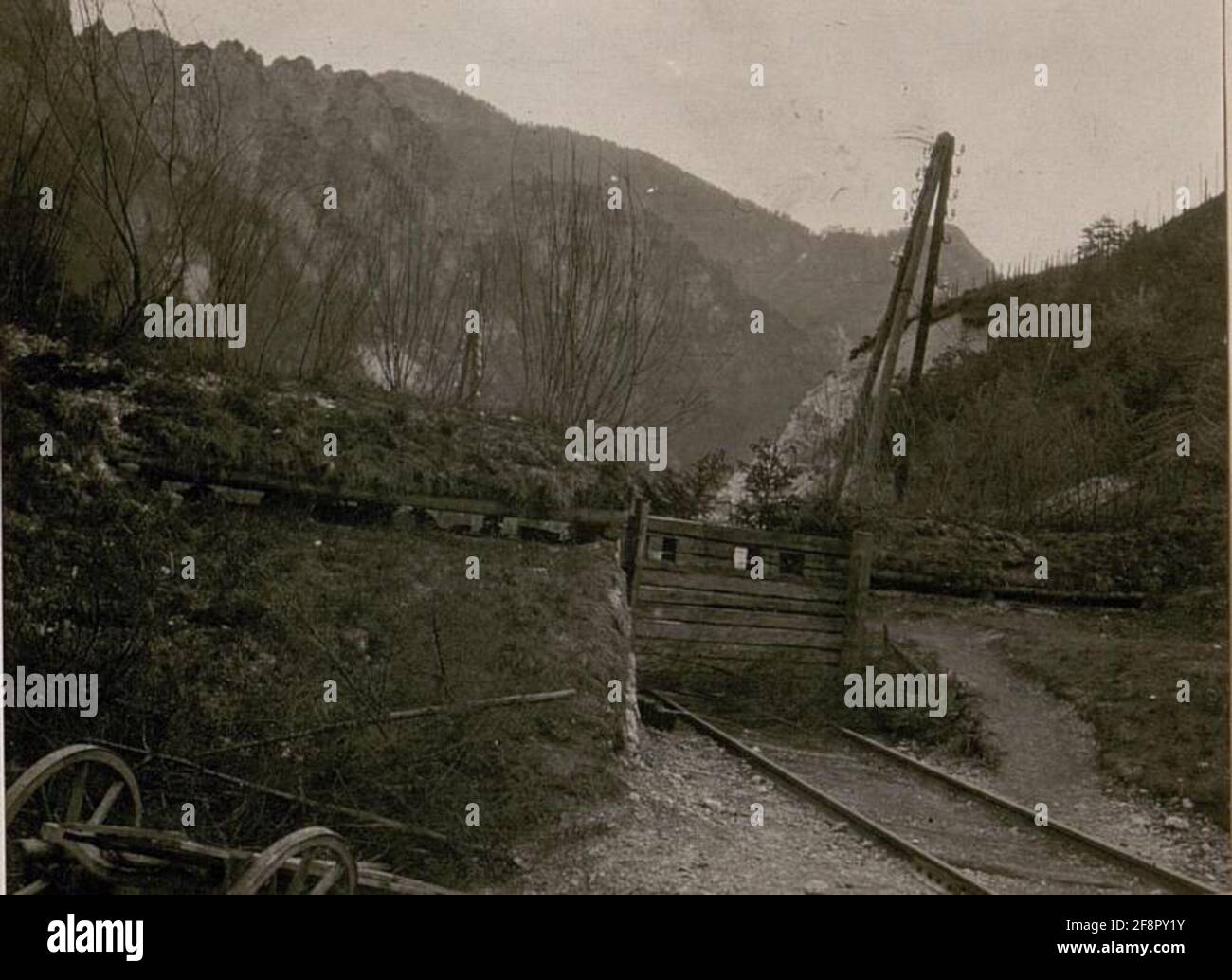 Zugschloss in der Sammlung. . Stockfoto