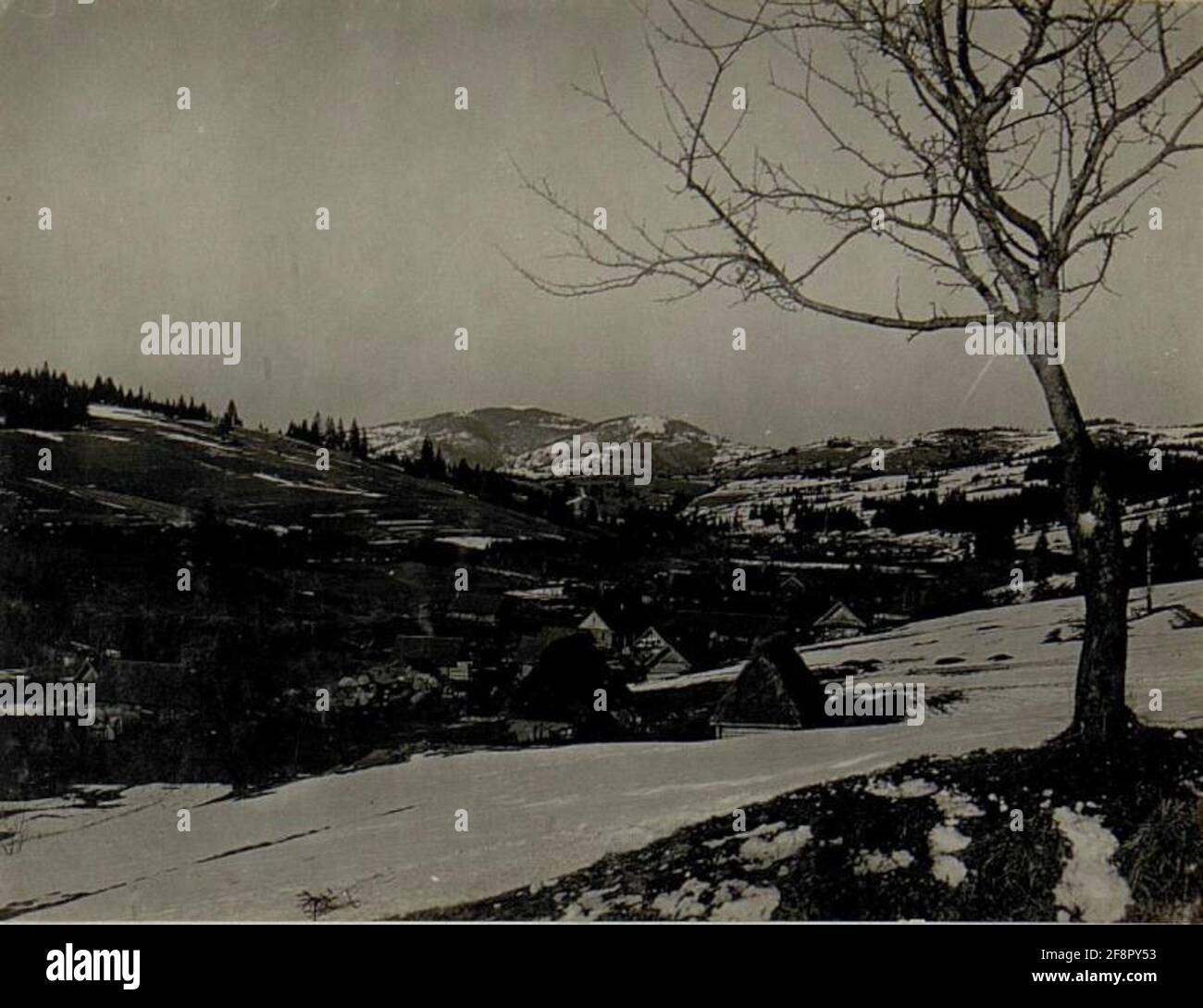 Blick auf die oporzec. . Stockfoto