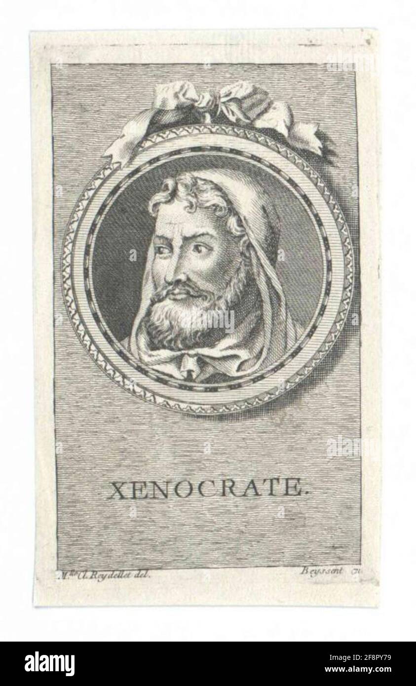 Xenokrates von Chalkedon. Stockfoto