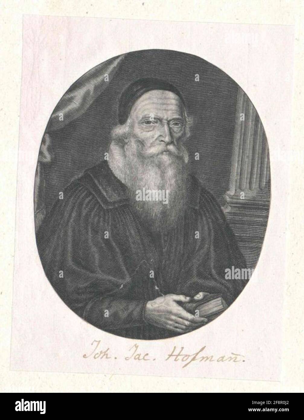 Hofmann, Johann Jakob. Stockfoto