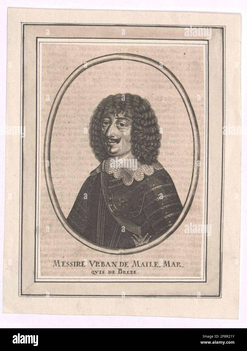 Maille, Marquis de Brézé, Urban. Stockfoto