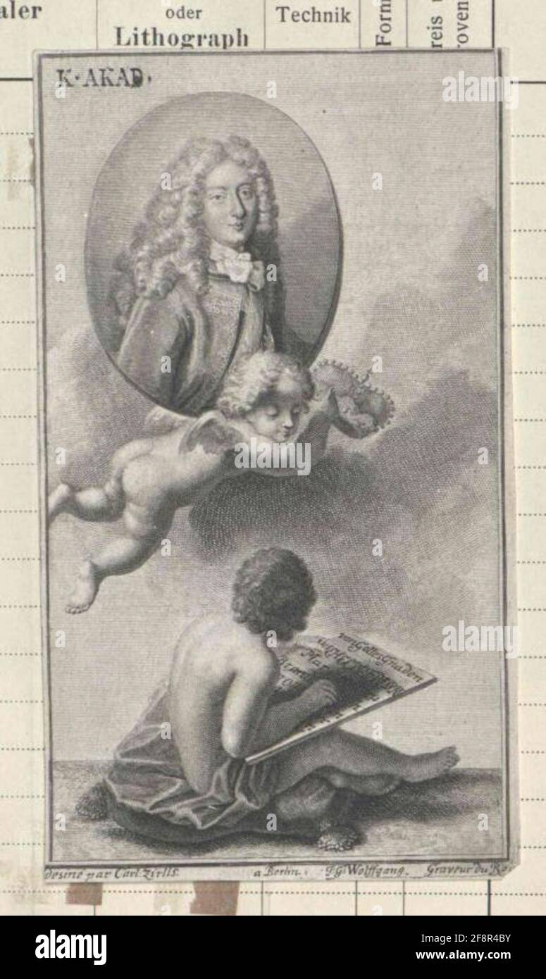 Wilhelm Friedrich, Markgraf von Brandenburg-Ansbach. Stockfoto