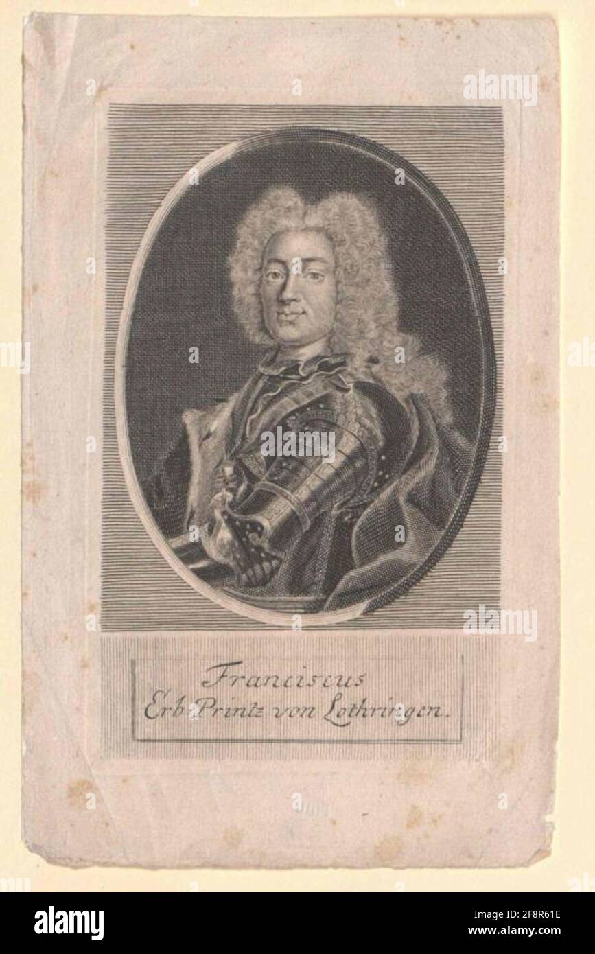 Franz I., römisch-deutscher Kaiser 1721/1770 Stockfoto