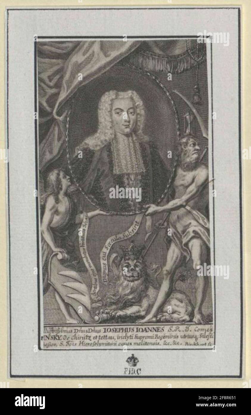 Kinsky, Philipp Joseph Graf. Stockfoto