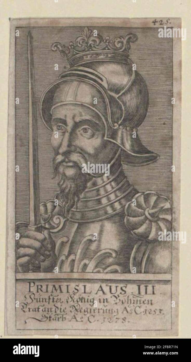 Ottokar II Przemysl, König von Böhmen 1501/1700 Stockfoto