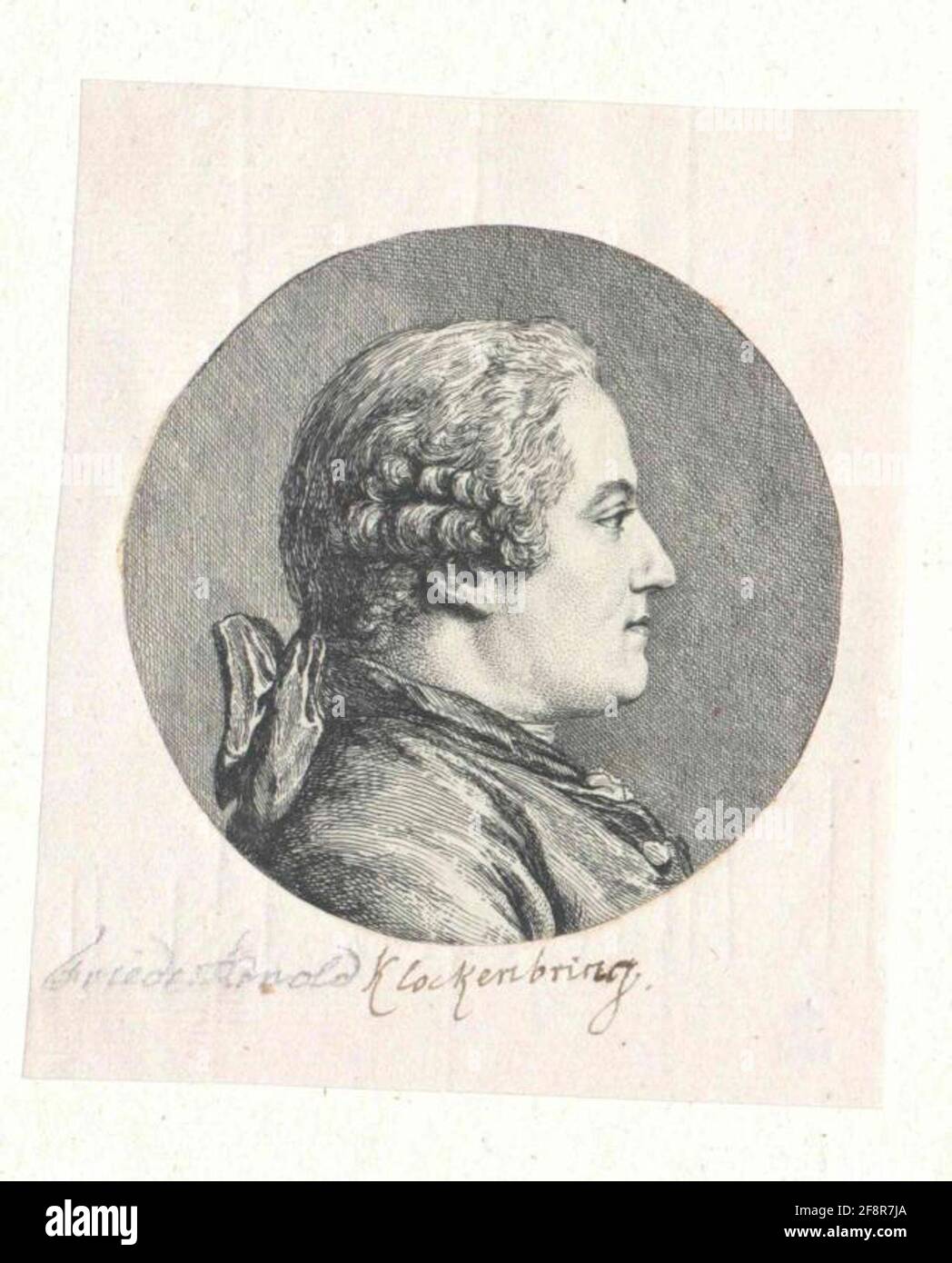 Klockenbring, Friedrich Arnold. Stockfoto