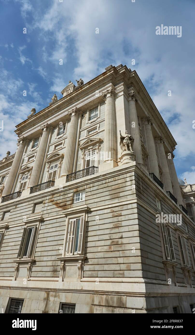 Königlichen Palast von Madrid, Spanien Stockfoto