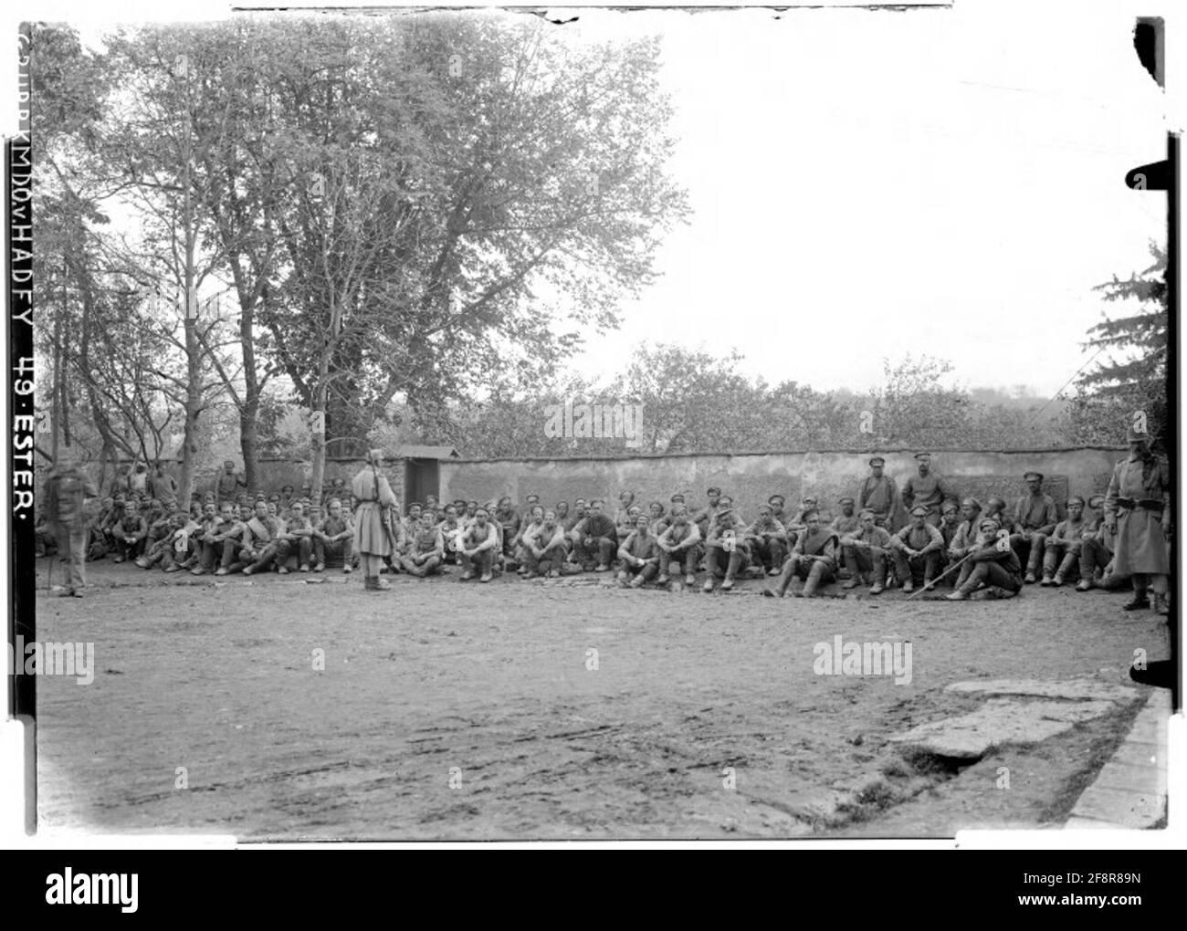 Gefangene Russen an der Ostfront von Gorodenka, Galizien; Fotograf: Befehlsgruppe von Hadfy. Stockfoto