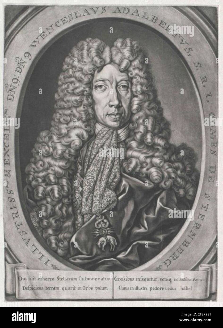 Sternberg, Wenzel Adalbert Graf von. Stockfoto
