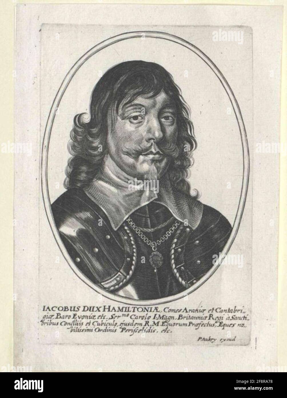 Hamilton, James Duke of Stecher: Aubry, Peter (2) Stockfoto